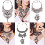Collar ZA Necklaces & Pendants Vintage Crystal Maxi Choker