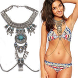 Collar ZA Necklaces & Pendants Vintage Crystal Maxi Choker