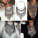 Collar ZA Necklaces & Pendants Vintage Crystal Maxi Choker