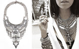 Collar ZA Necklaces & Pendants Vintage Crystal Maxi Choker