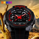S Shock Men Sports Watches Digital Analog Alarm Military Digital-Watch