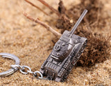 3 Colors 3D World of Tanks Key chain Metal Key Rings