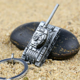 3 Colors 3D World of Tanks Key chain Metal Key Rings
