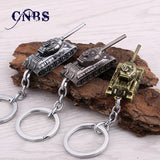 3 Colors 3D World of Tanks Key chain Metal Key Rings