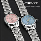 5 Fashion colors Luxury Women's Casual watches waterproof  fashion Dress Rhinestone watch
