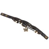 Antique Leather Vintage Wrist Watch Butterfly Pendant Synthetic Leather Strap dress Bracelet Watch