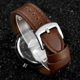 Luxury Men Swimming Digital LED Quartz Outdoor Sports Watches Military Clock With Leather Strap