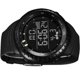 Cool Black Mens Fashion Large Face LED Digital Swimming Climbing Outdoor Man Sports Watches