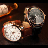 Sports Men Watch Luxury Top Brand business Male Clock Quartz-WristWatch Leisure Fashion Leather  quartz watch
