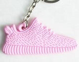 Cute Silicone Yeezy 350 Boost Key Chain Sneaker Keychain Kids Key Holder