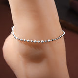 Silver Plated  Bracelet Fashion Anklets for Women New Foot Jewelry