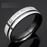 Stainless Steel Couple Rings