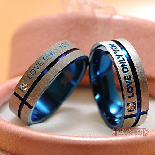 Stainless Steel Couple Rings