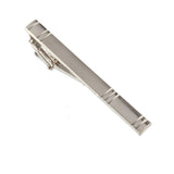 1pcs Fashion Simple Men Necktie Neck Tie Silver Tone Metal Clamp Tie Clip