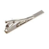 1pcs Fashion Simple Men Necktie Neck Tie Silver Tone Metal Clamp Tie Clip