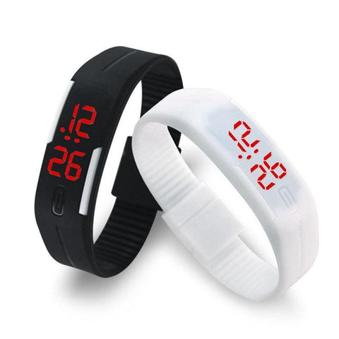 Candy Color Watch Rubber LED kids Watches Date Bracelet Digital Sports Wristwatch for student