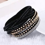 Fashion Leather Charm Bracelets For Women