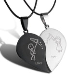 New Style Broken Heart Parts 2 Best Friend Necklaces & Pendants