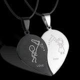 New Style Broken Heart Parts 2 Best Friend Necklaces & Pendants