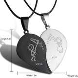 New Style Broken Heart Parts 2 Best Friend Necklaces & Pendants