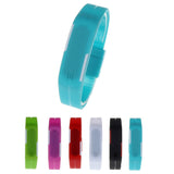 Silicone Bangle Digital LED Men Watches Jelly Waterproof Bracelet