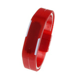 Silicone Bangle Digital LED Men Watches Jelly Waterproof Bracelet