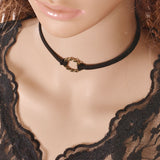 Fashion Women Jewelry Black Tattoo Elastic Adjustable Choker Necklace