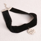 Fashion Women Jewelry Black Tattoo Elastic Adjustable Choker Necklace