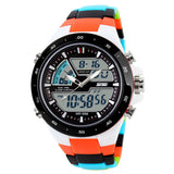 Waterproof Mens Sports Watches Silicone Sport Watch Shockproof Electronic Wristwatch