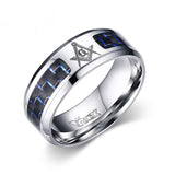 Cool Men Masonic Stainless Steel Rings