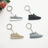 Cute Silicone Yeezy 350 Boost Key Chain Sneaker Keychain Kids Key Holder