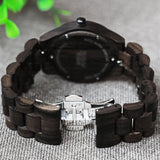 Fashion Brand Women Wooden Watch New Year Gift Bangle Quartz Watch