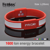 Power Energy Hologram Wristbands Balance Ion Magnetic Therapy Silicone Bangles