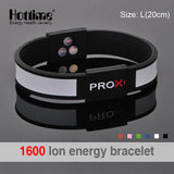 Power Energy Hologram Wristbands Balance Ion Magnetic Therapy Silicone Bangles