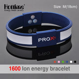 Power Energy Hologram Wristbands Balance Ion Magnetic Therapy Silicone Bangles