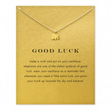 Sparkling Good Lucky Elephant Pendant Necklace