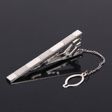 Simple Skinny Mens Suit Tie Clip Slim Glassy Necktie Clip Clasp Pin Accessories