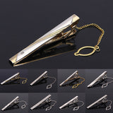 Simple Skinny Mens Suit Tie Clip Slim Glassy Necktie Clip Clasp Pin Accessories