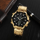 Luxury Brand Fashion Digital Casual Watch Men Silver Mens Quartz Watch Military Army Male Wrist Watches