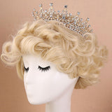 Luxury Bridal Crystal Tiara Crowns Princess Queen Pageant Prom Rhinestone Wedding Hair Accessory