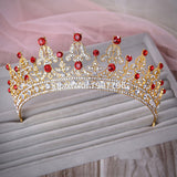 Luxury Bridal Crystal Tiara Crowns Princess Queen Pageant Prom Rhinestone Wedding Hair Accessory