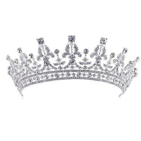 Luxury Bridal Crystal Tiara Crowns Princess Queen Pageant Prom Rhinestone Wedding Hair Accessory