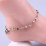 New Design Silver Bead Chain Anklet Bracelet Barefoot Sandal Beach Foot