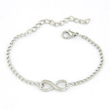 New Women Men Handmade Gift Charm 8 Shape Jewelry Infinity Bracelet