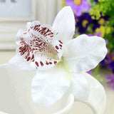 Bohemia Women Wedding Leopard Orchid Flower Hair Clip