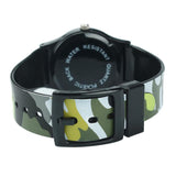 Newly Design Kids Boys Camouflage Watch Silicone Band Quartz Wrist Watches