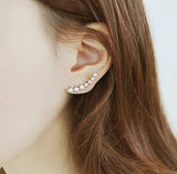 Ear Cuff Wrap Crystal High Quality Summer Style Ear Cuff Piercing Clip Earrings For Women