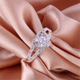 New Cute Wedding Stone Lady High Quality Crystal Ring