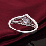 New Cute Wedding Stone Lady High Quality Crystal Ring