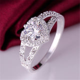 New Cute Wedding Stone Lady High Quality Crystal Ring